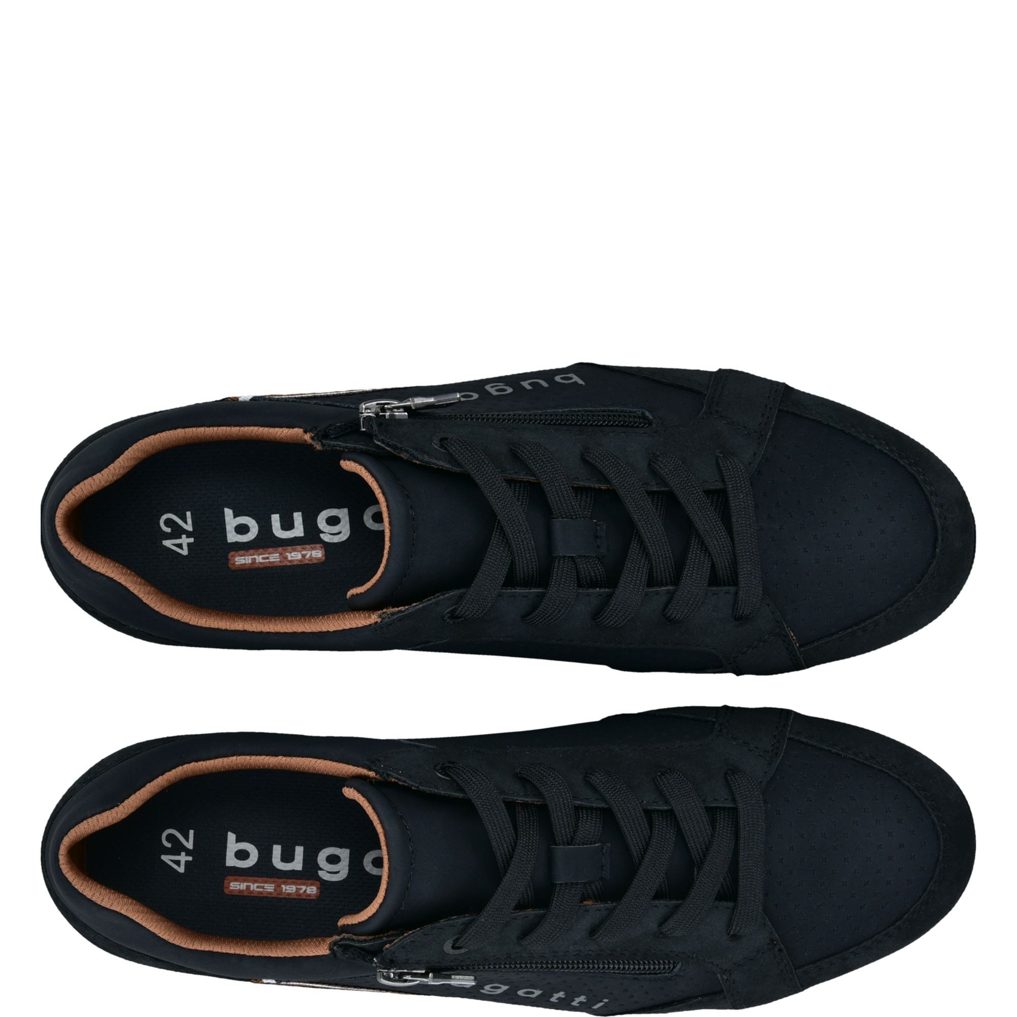 BUGATTI Laisvalaikio bateliai vyrams, Juoda, Leisure 6