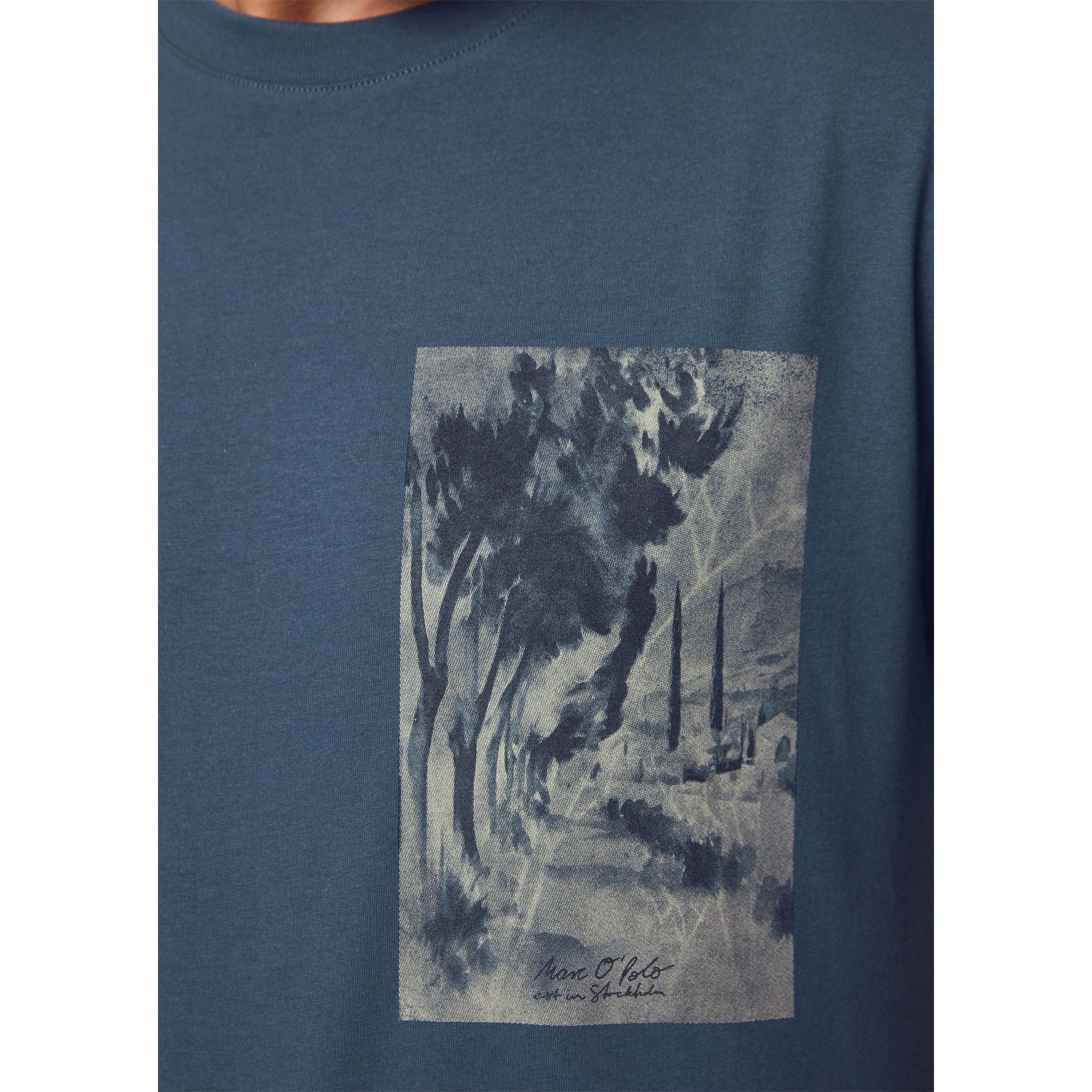 MARC O'POLO Marškinėliai vyrams, Mėlyna 4