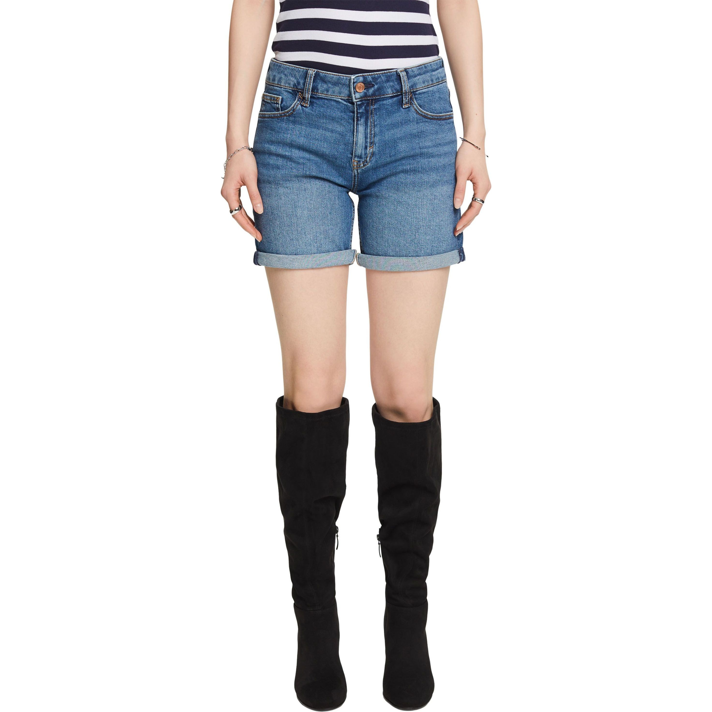 ESPRIT Šortai moterims, Mėlyna, rcs m reg Shorts 2