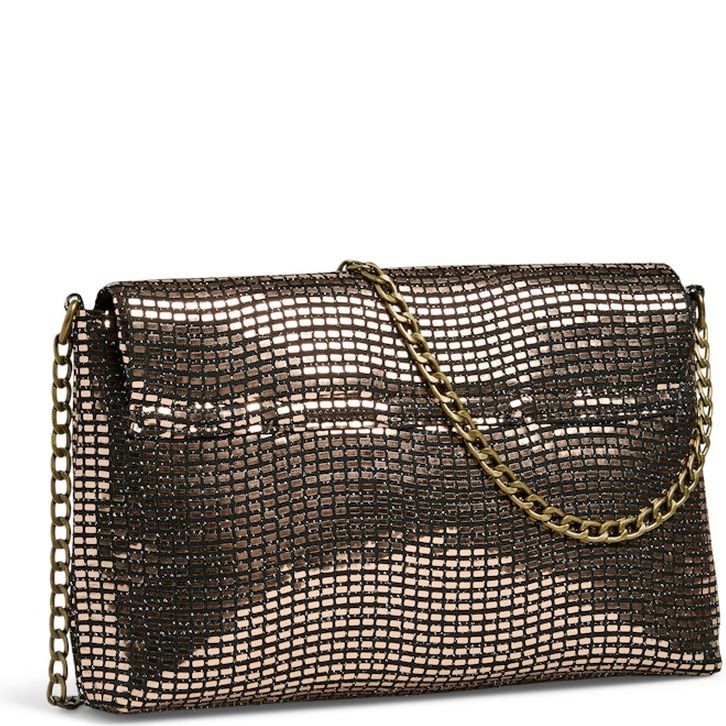 PIECES Rankinė per petį moterims, Auksinė, Nitter sequins cross body 5