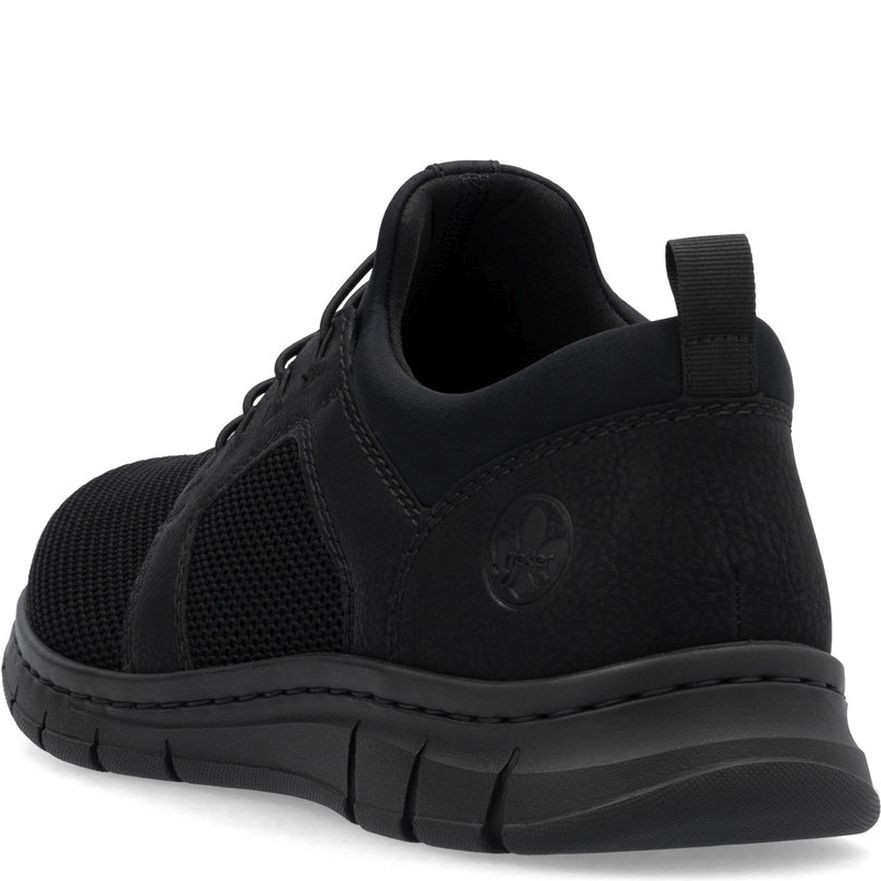 RIEKER Laisvalaikio bateliai vyrams, Juoda, Slipper 4