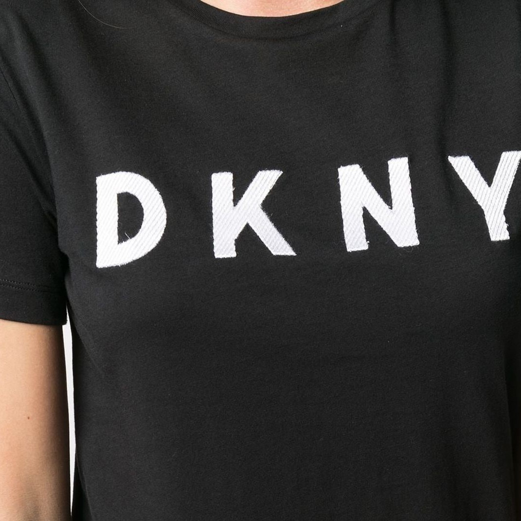 DKNY Marškinėliai moterims, Juoda, WOMEN'S T-SHIRT 4