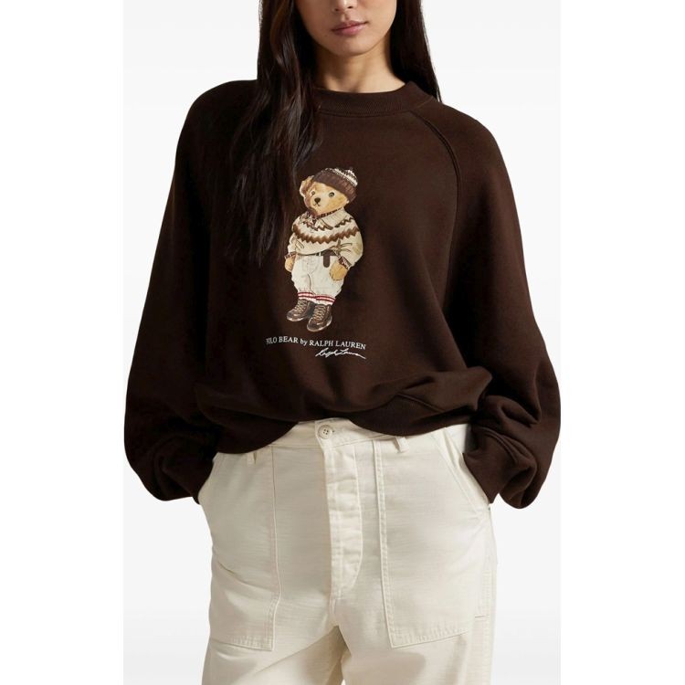 POLO RALPH LAUREN Sportinis nertinis moterims, Ruda, Knit sweatshirt 2