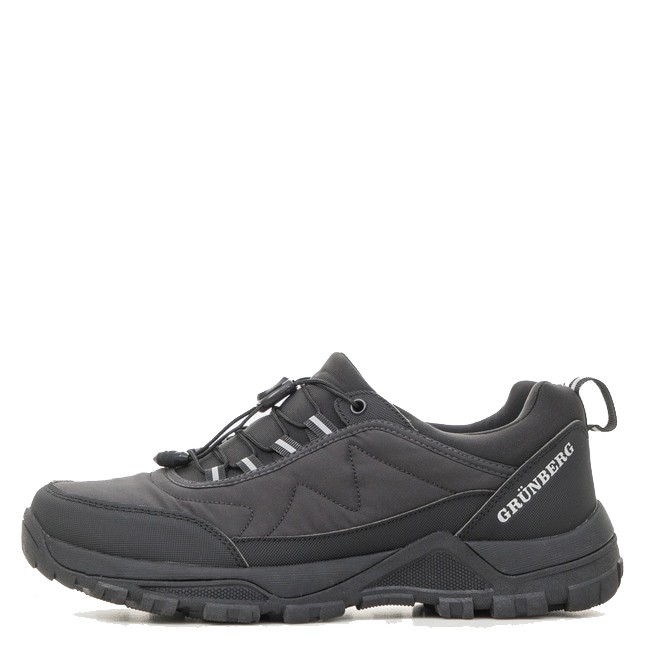 GRUNBERG Laisvalaikio bateliai vyrams, Juoda, Low shoes 2