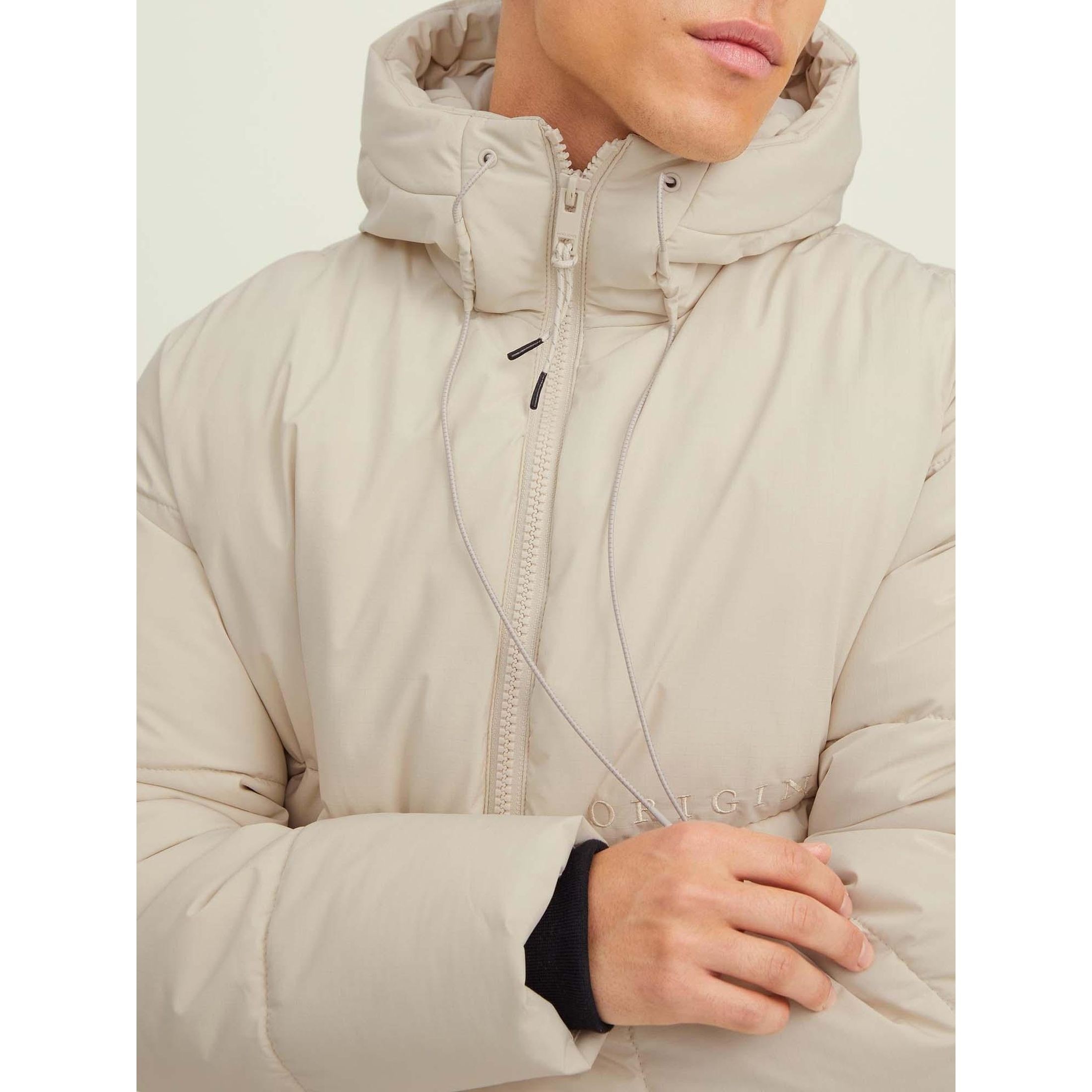 JACK & JONES Striukė vyrams, Moonbeam, JORCOPENHAGEN PUFFER 3