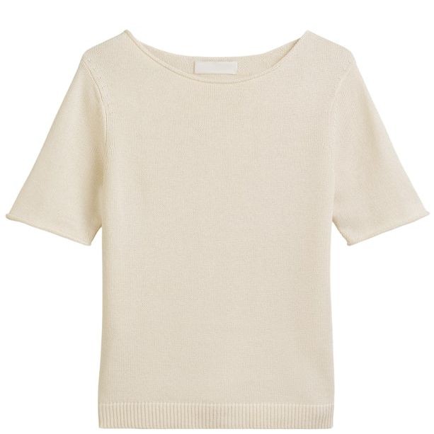 MARC O'POLO Marškinėliai trump. rankovėmis moterims, Smėlio, Tshirts sh M03501162025 1