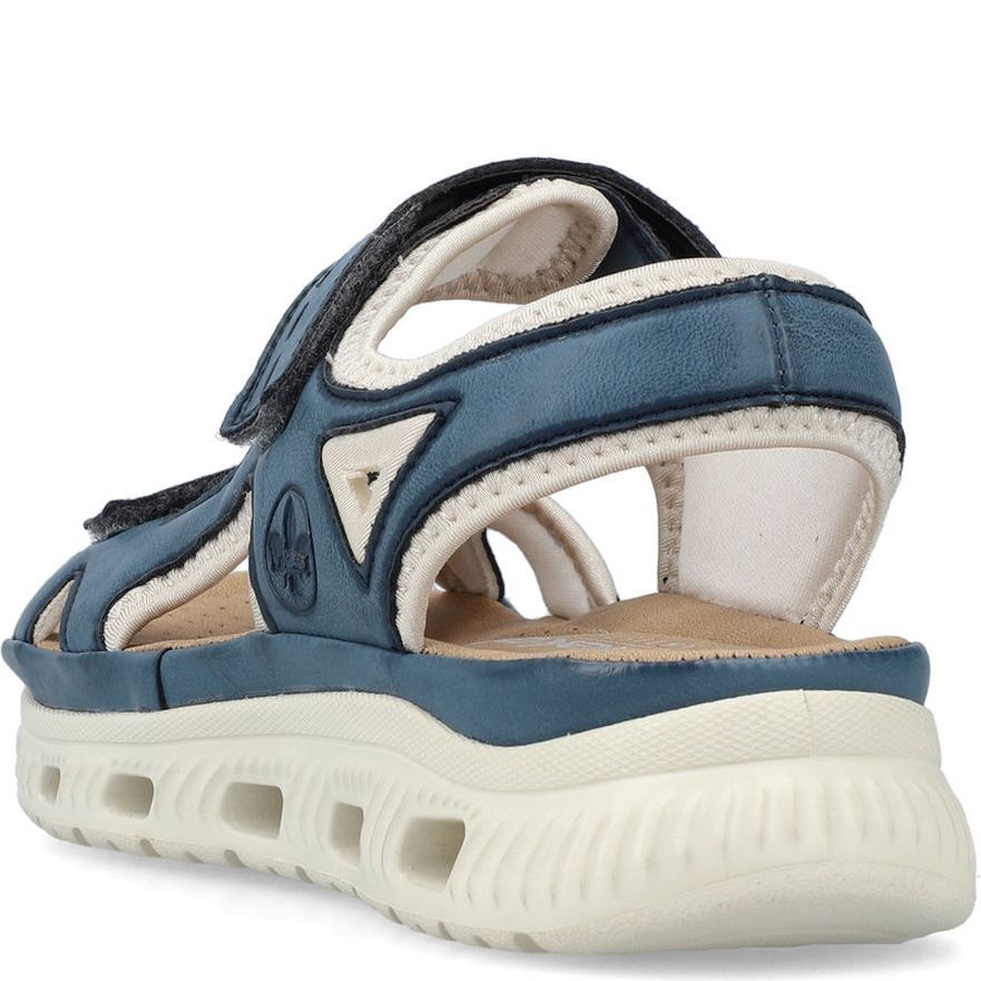 RIEKER Basutės moterims, Mėlyna, Sandals 4