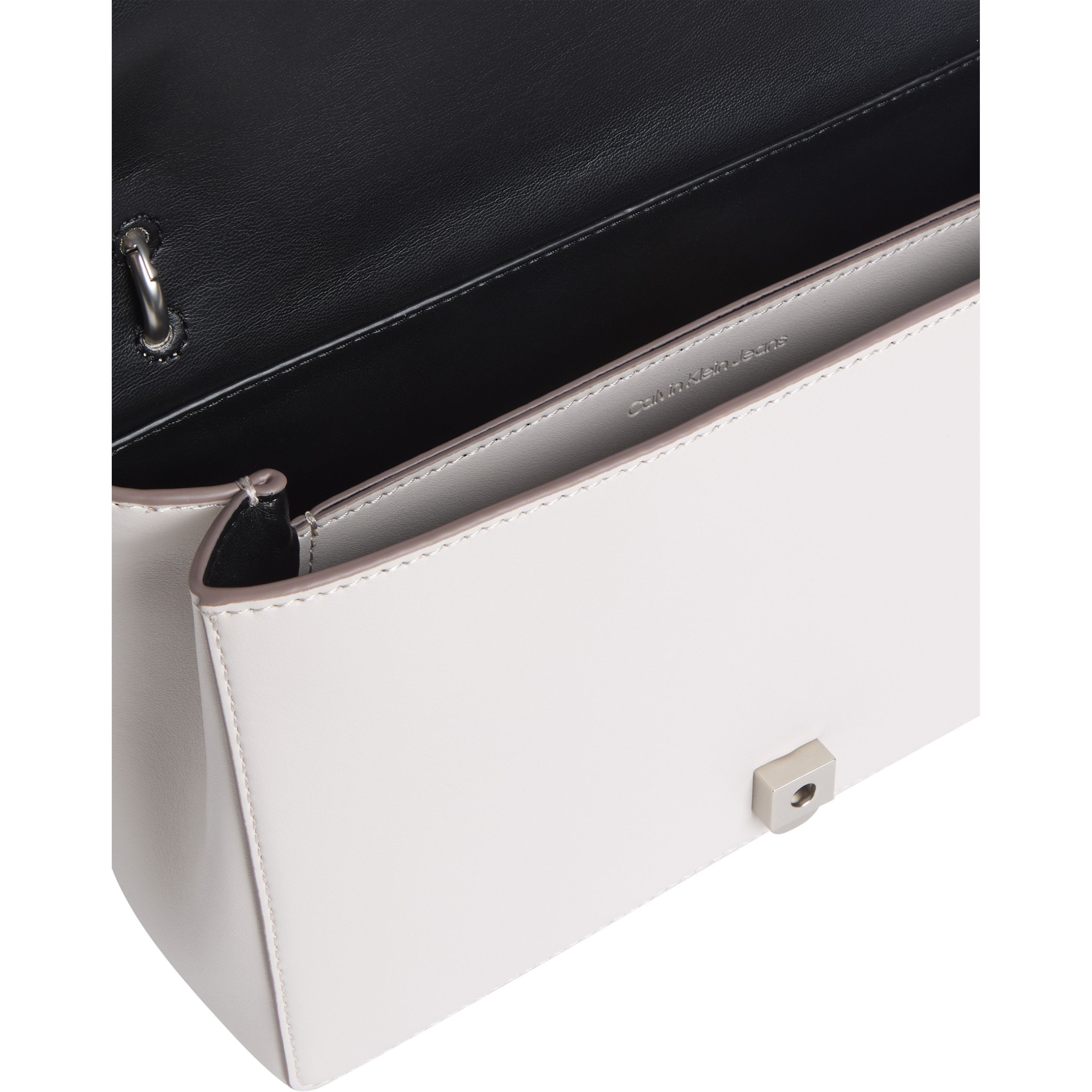 CALVIN KLEIN JEANS Rankinė per petį moterims, Smėlio, Sculpted flap crossover 3