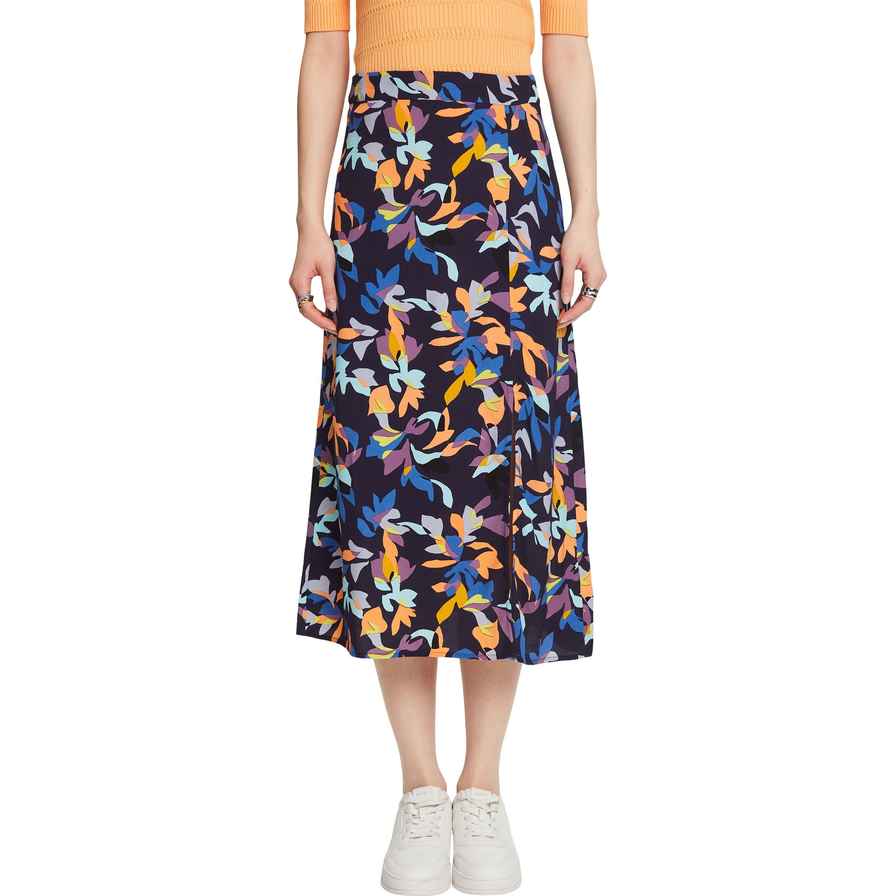 ESPRIT Midi sijonas moterims, Mėlyna, F*SUS*visc Midi skirt 2