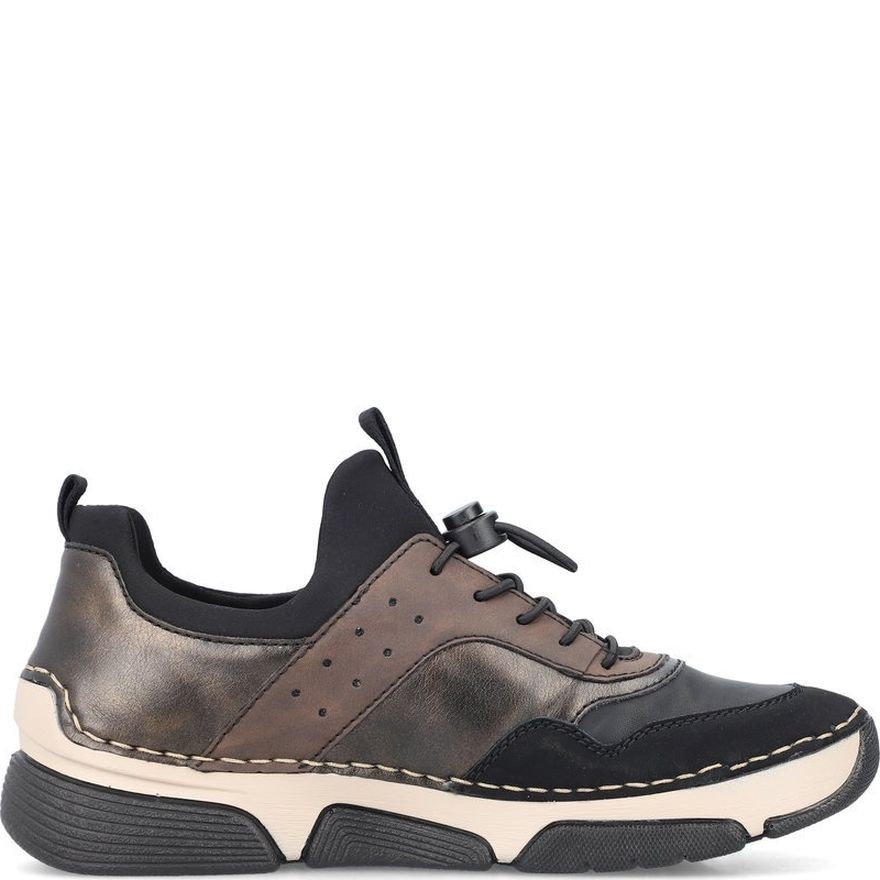 RIEKER Aulinukai moterims, Juoda, Ladies shoes 3