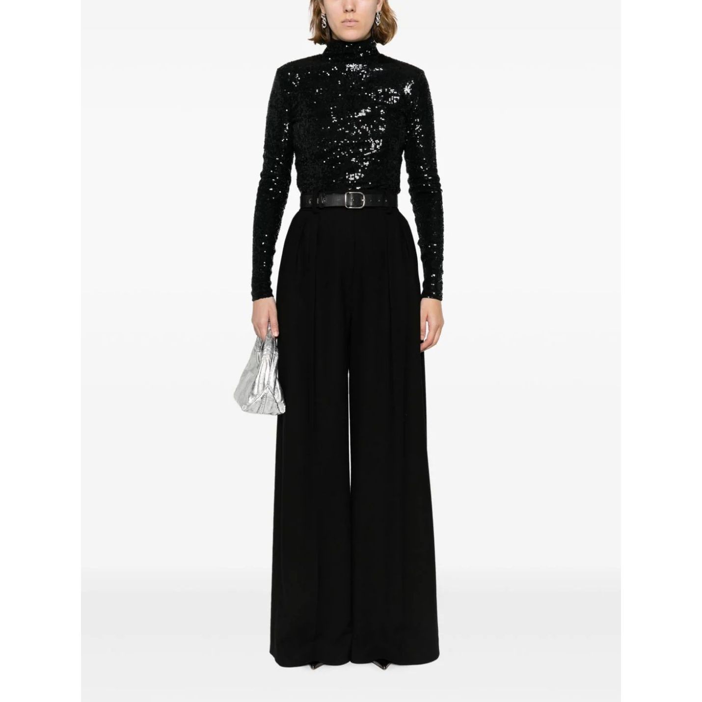 POLO RALPH LAUREN Sportinis nertinis moterims, Juoda, Long sleeve pullover 2