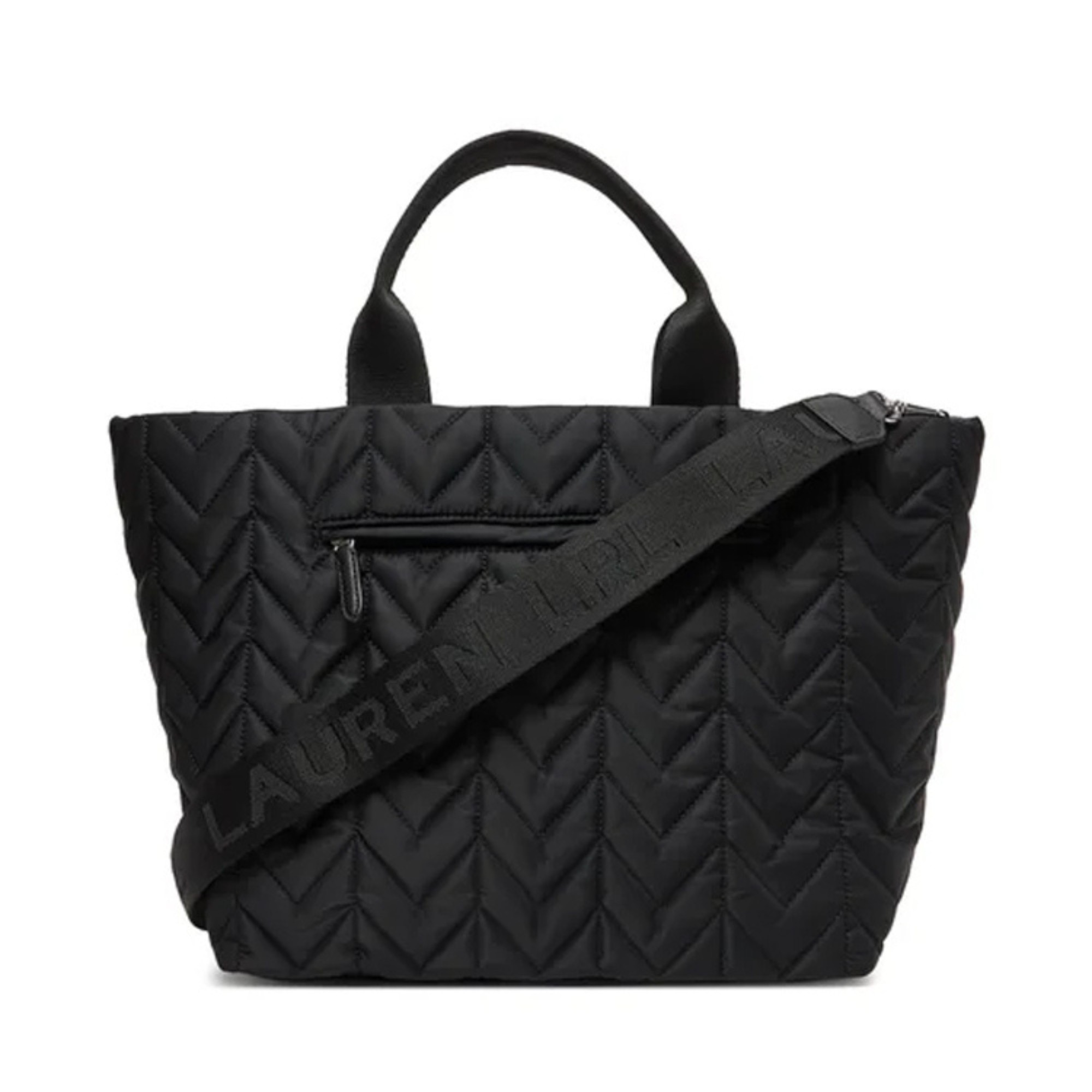 LAUREN RALPH LAUREN Pirkinių krepšys moterims, Juoda, Stevie tp zp tote extra large 2