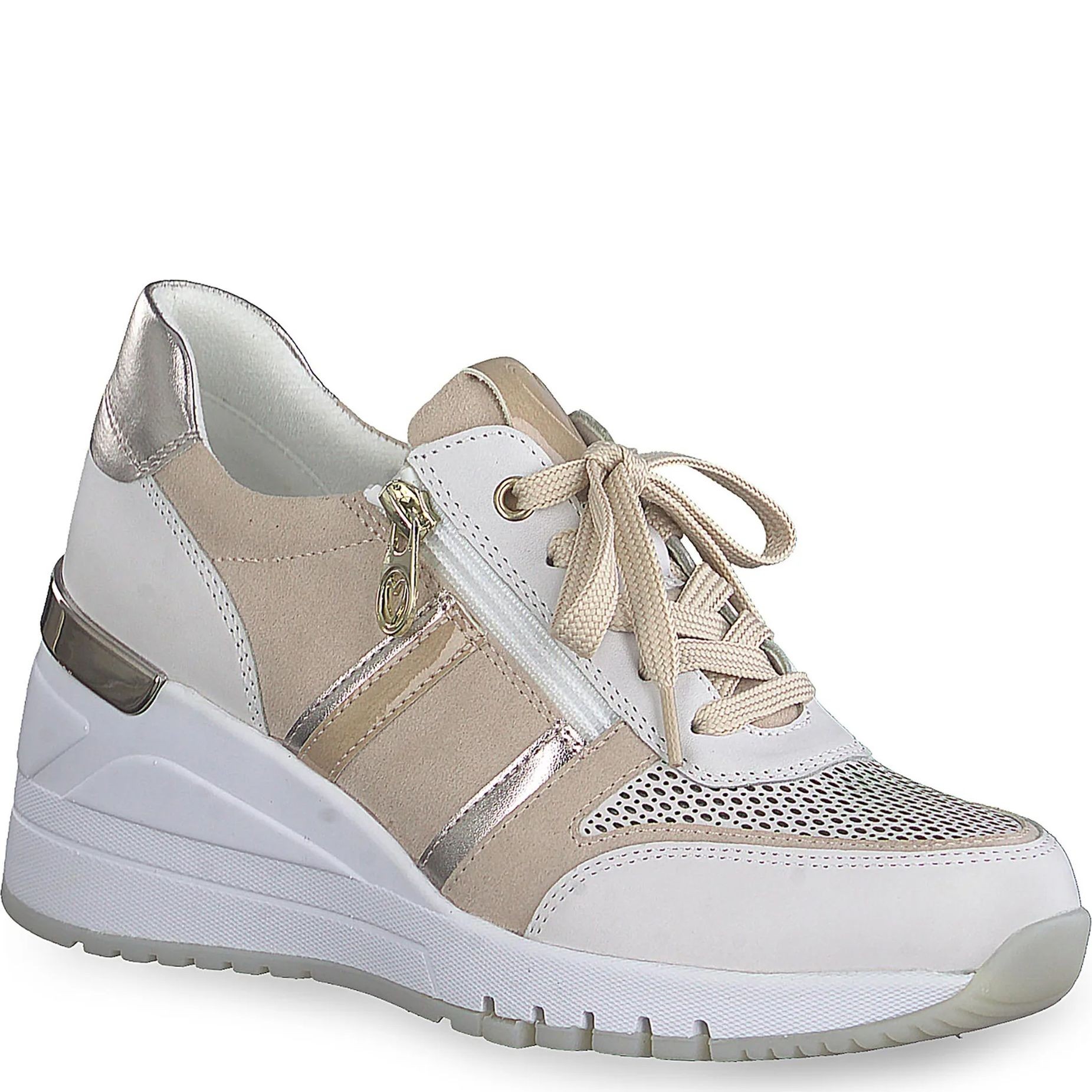 MARCO TOZZI Laisvalaikio bateliai moterims, Smėlio, LEISURE 1