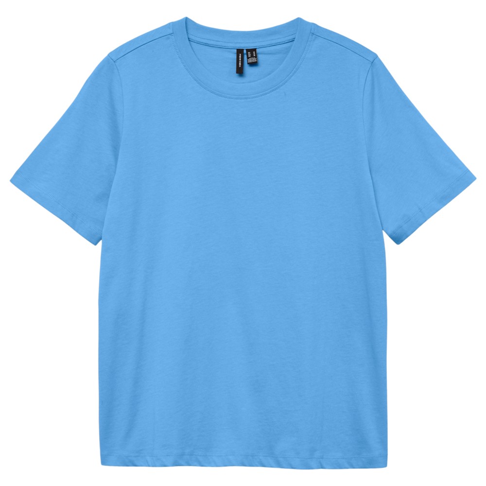 VERO MODA Marškinėliai moterims, Mėlyna, Paulina t-shirt 1