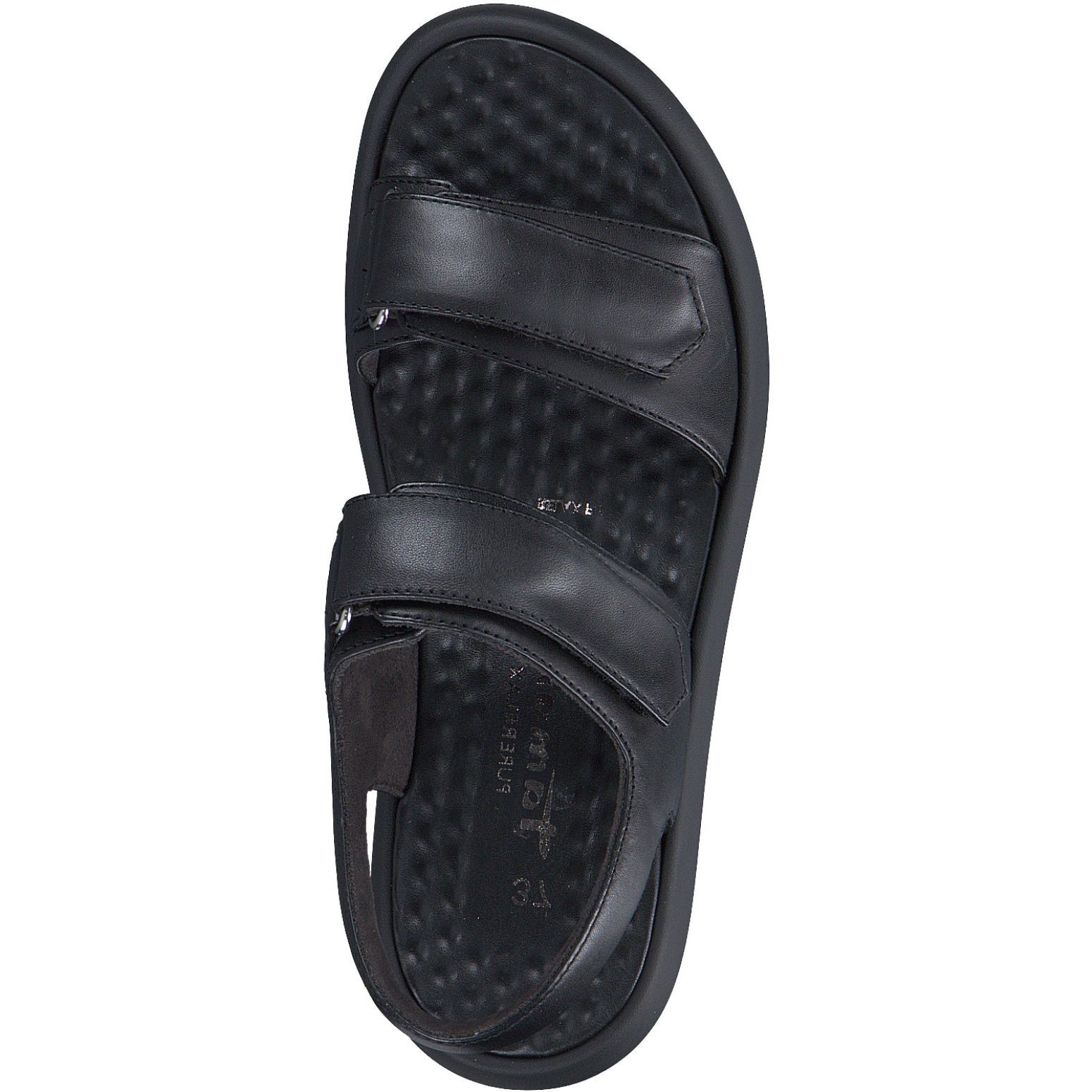 TAMARIS Basutės moterims, Juoda, SANDALS 5