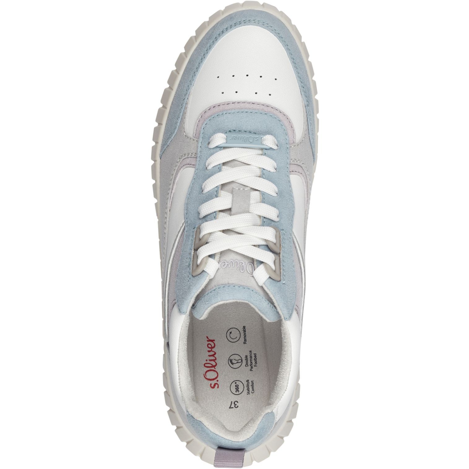 S.OLIVER Laisvalaikio bateliai moterims, Mėlyna, LEISURE 4