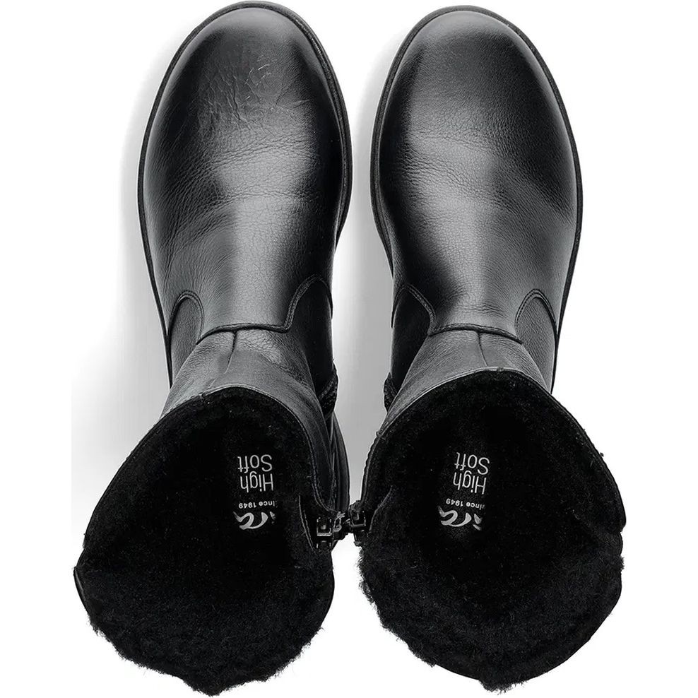 ARA Pašiltinti aulinukai moterims, Juoda, Calais keil booties 4