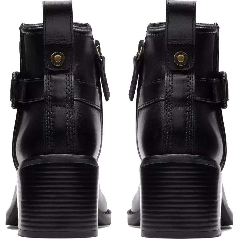 CLARKS Aulinukai moterims, Juoda, Chamberly booties 4