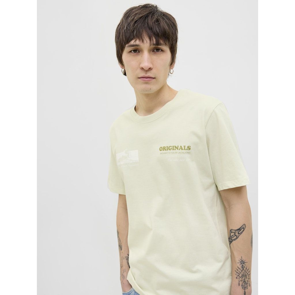 JACK & JONES Marškinėliai vyrams, Pilka, Star tee 7