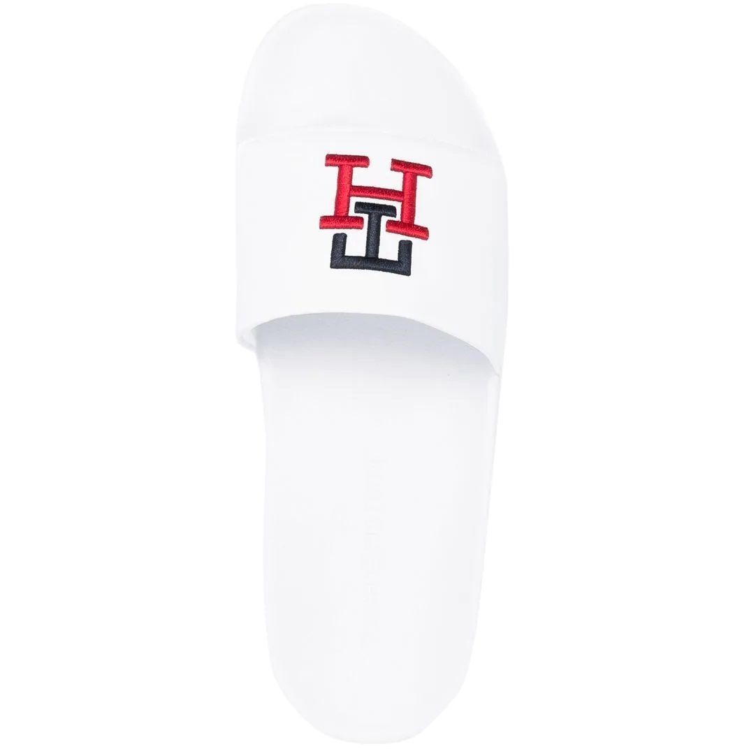 TOMMY HILFIGER Šlepetės moterims, Balta, TH ESSENTIAL SLIDE 4