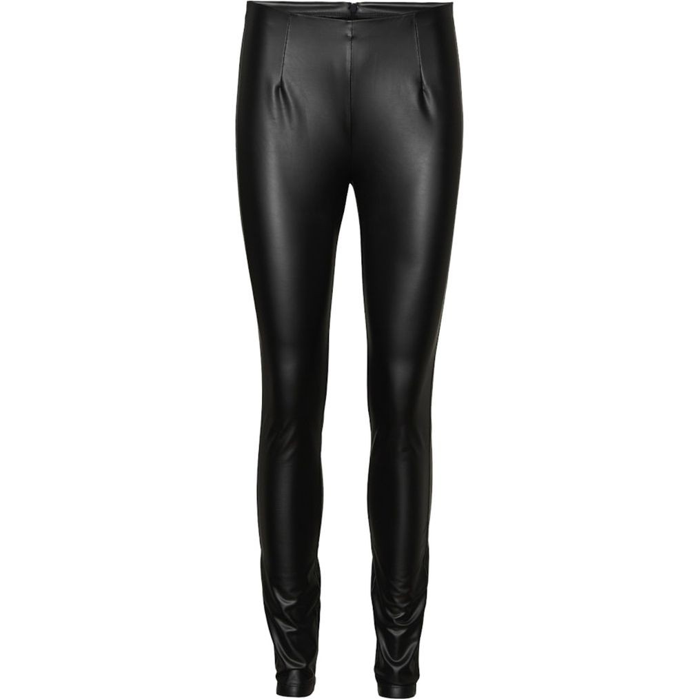 NOISY MAY Odinės kelnės moterims, Juoda, Aloha skinny legging 1