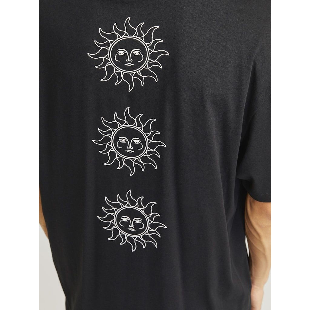 JACK & JONES Marškinėliai vyrams, Juoda, Mystic tee 6