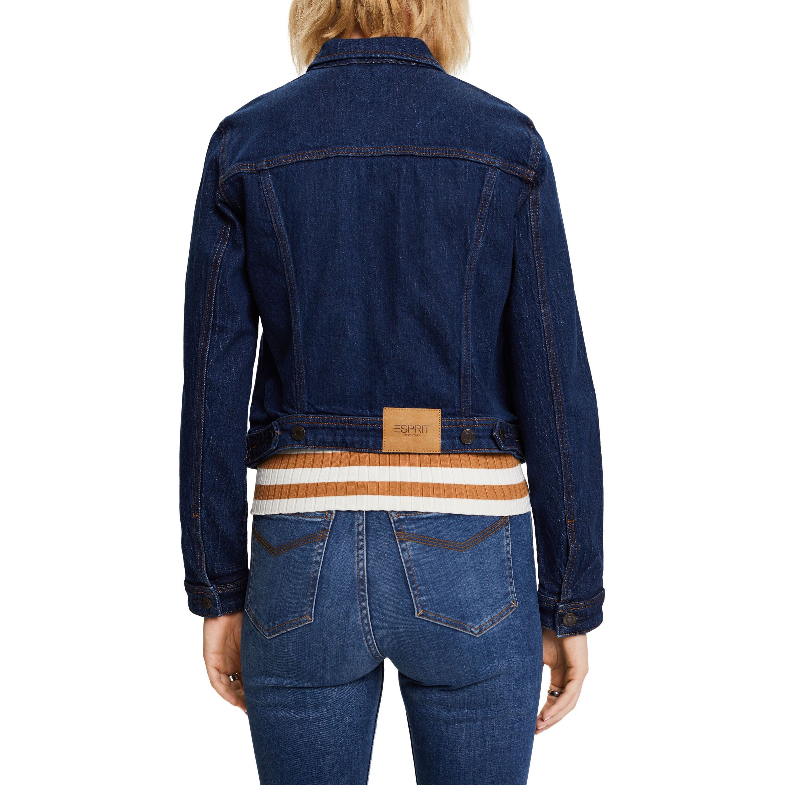 ESPRIT Striukė moterims, Mėlyna, Jackets indoor denim 3