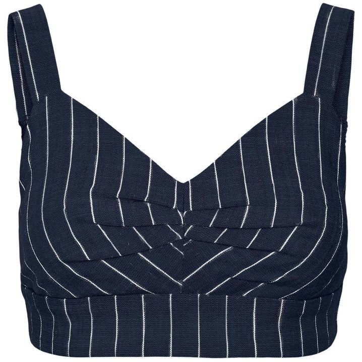 VERO MODA Palaidinės moterims, Mėlyna, VMSERENA STRAP BRA TO