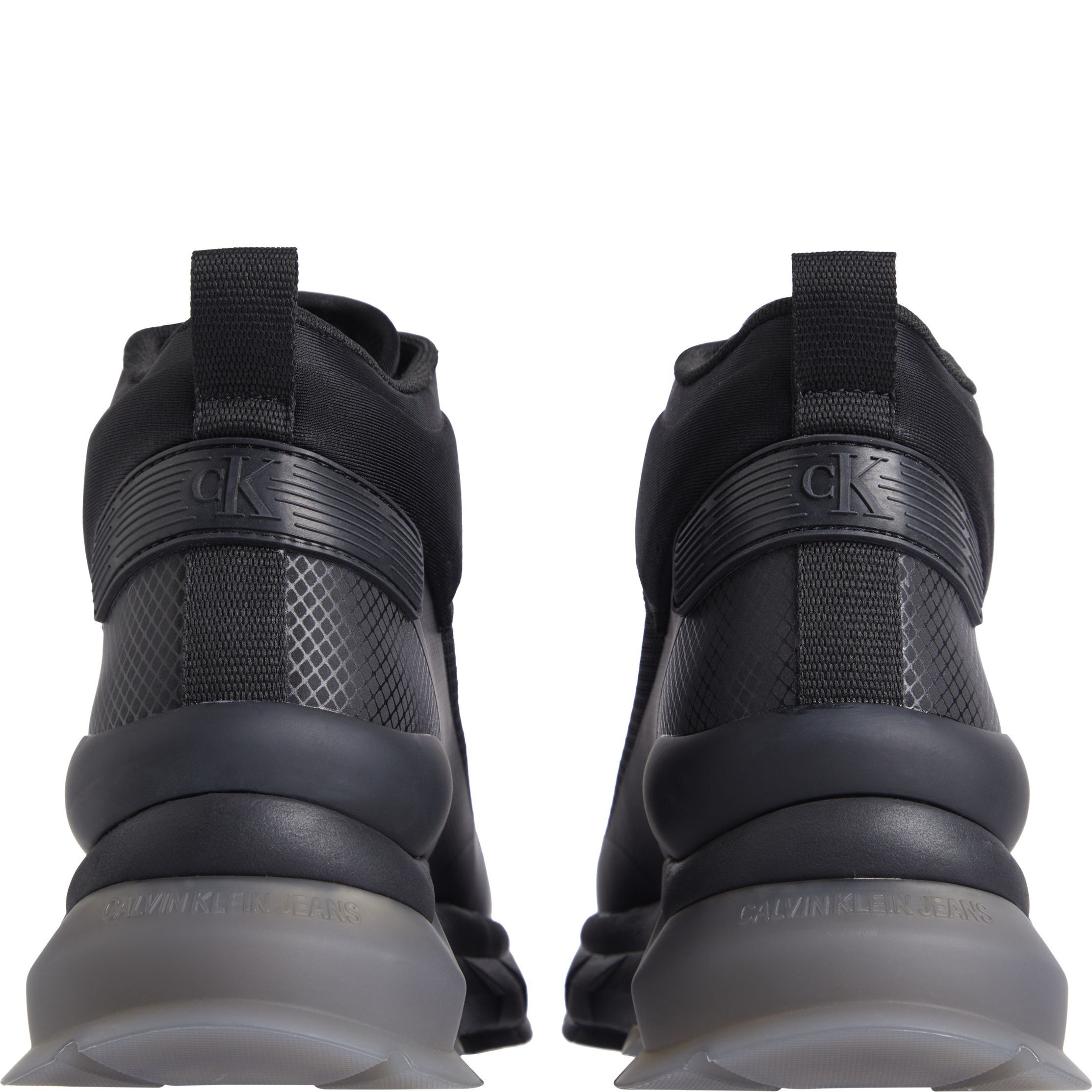 CALVIN KLEIN JEANS Aulinukai moterims, Juoda, Wedge runner lace up booties 3