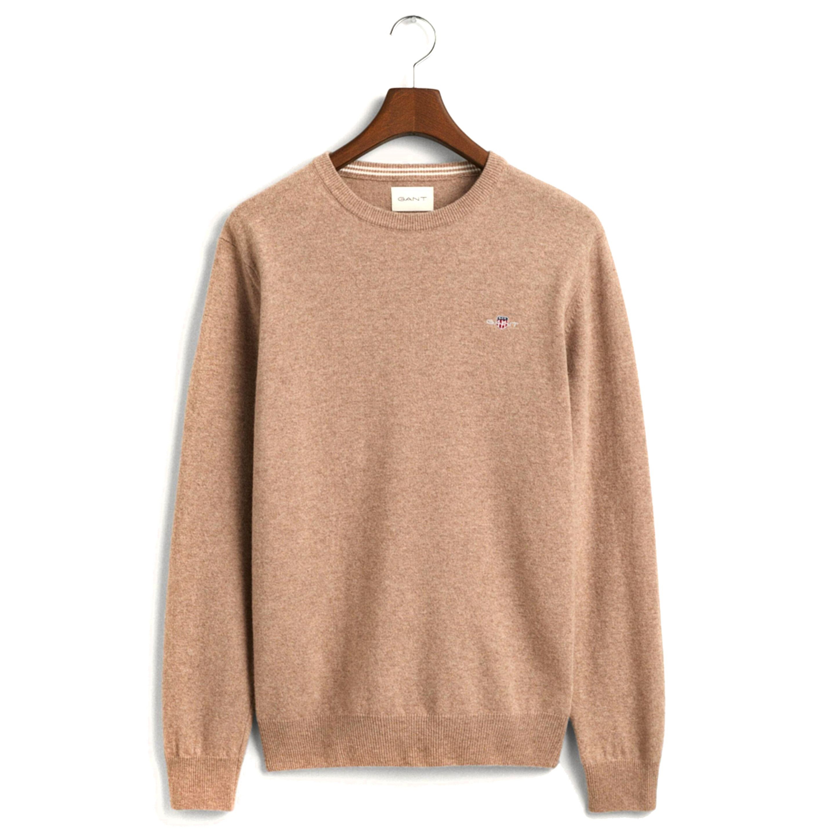 GANT Megztinis vyrams, Ruda, SUPERFINE LAMBSWOOL 1