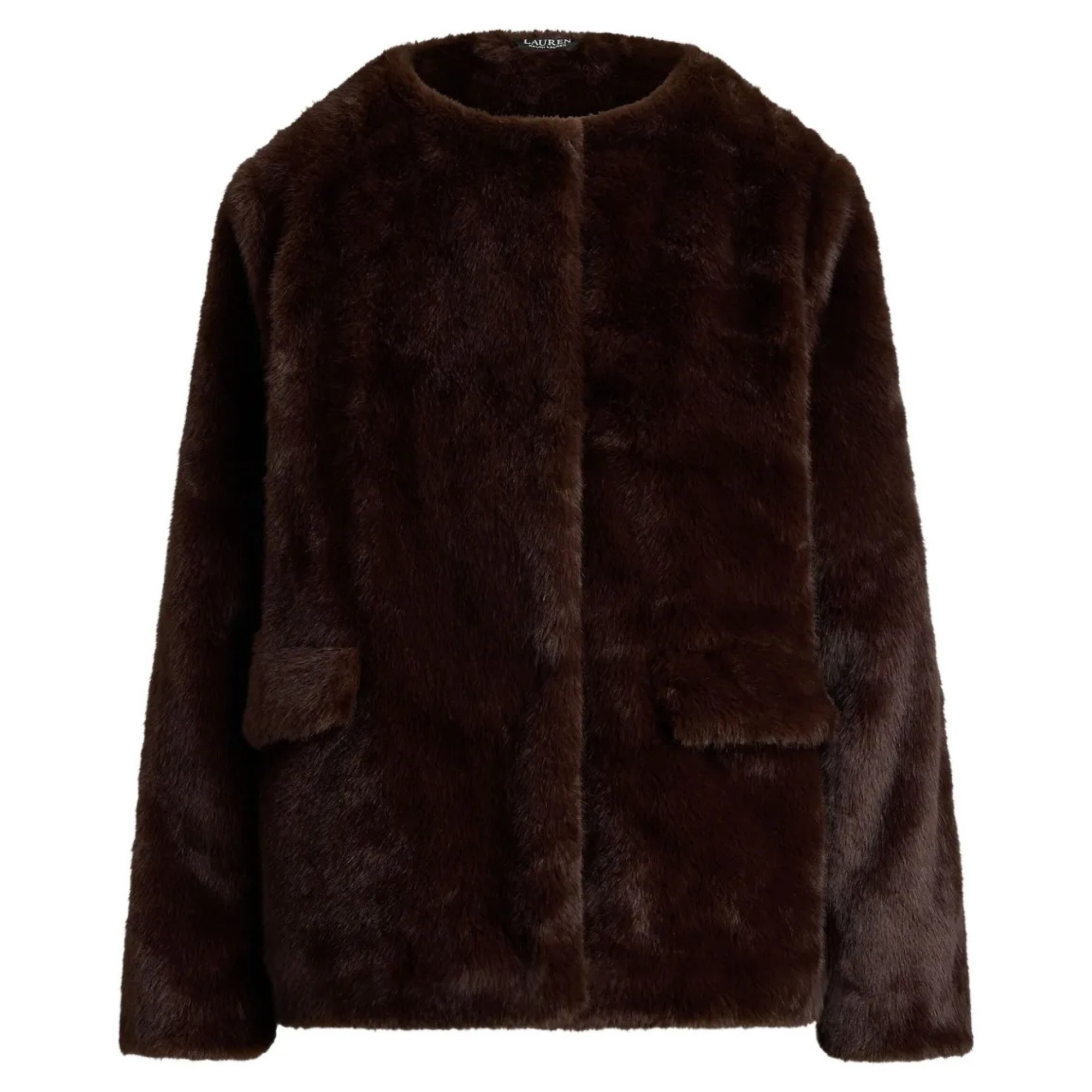 LAUREN RALPH LAUREN Striukė moterims, Ruda, Fx mnk clss lined coat