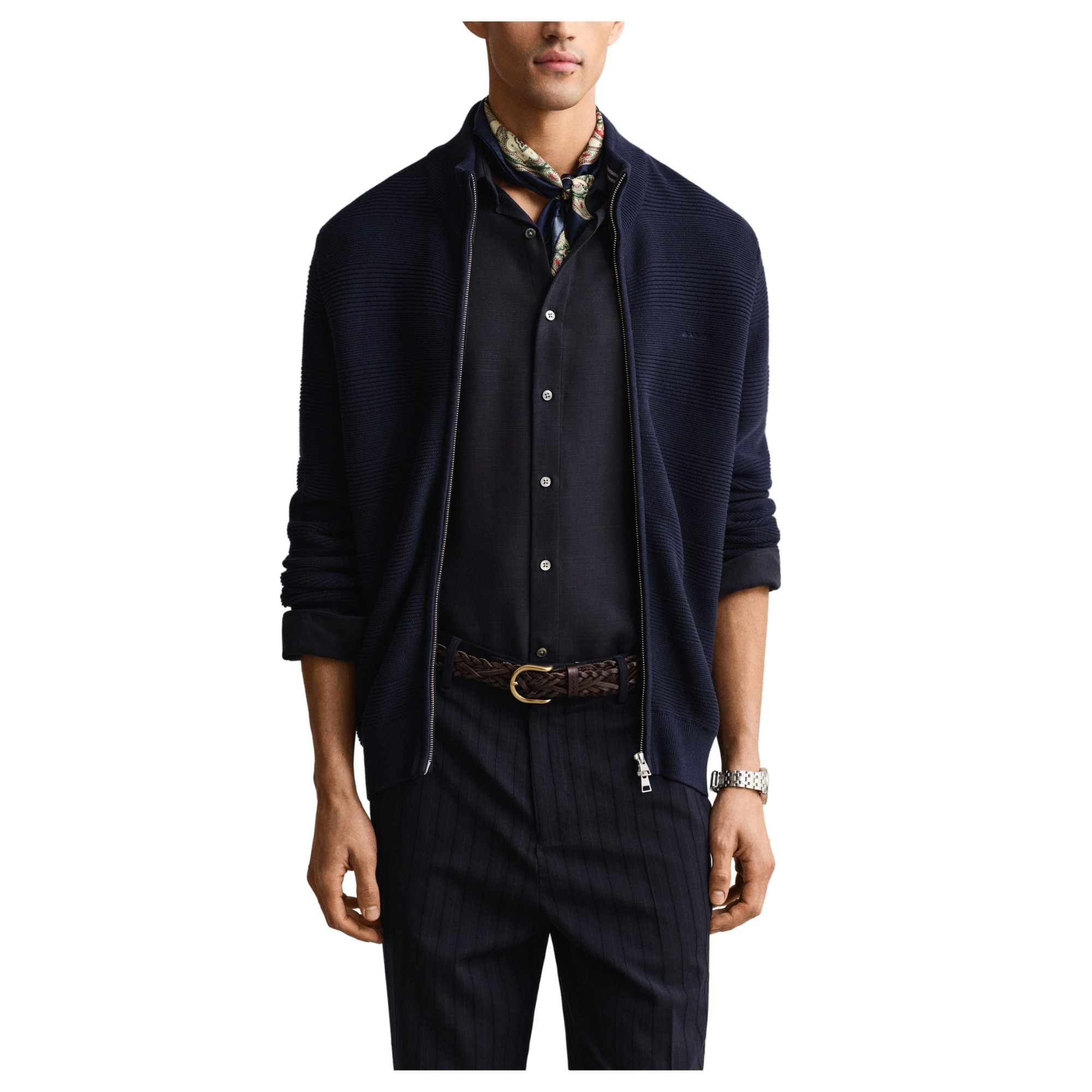 GANT Kardiganas vyrams, Mėlyna, 8030278-433 Cardigans 2