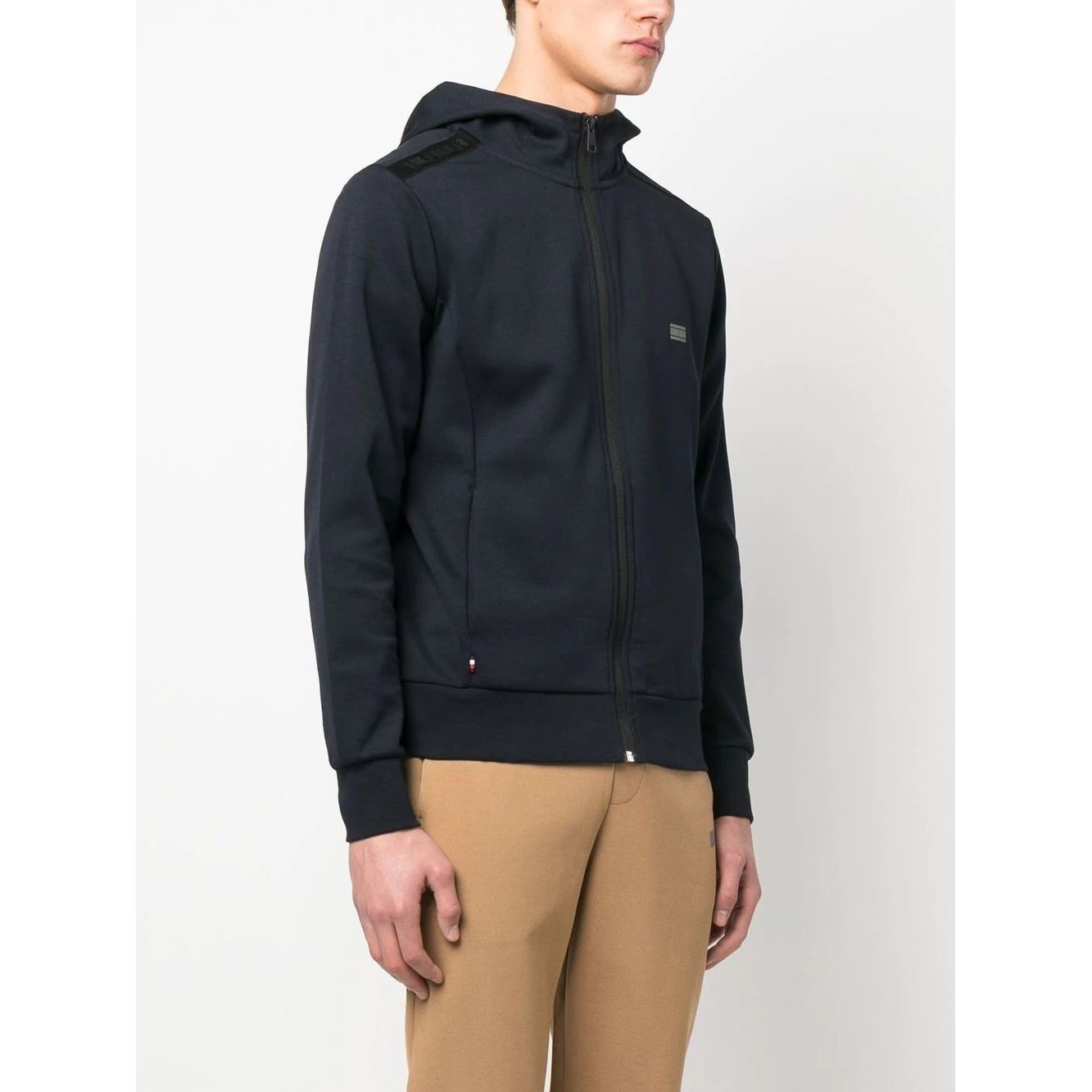 TOMMY HILFIGER Džemperis vyrams, Mėlyna, Tech essentials hooded zip 3