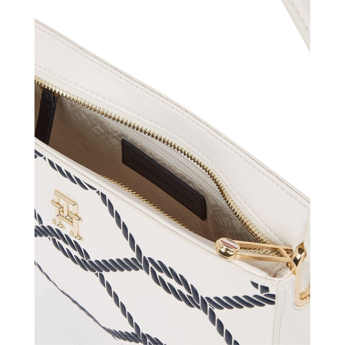 TOMMY HILFIGER Rankinė per petį moterims, Smėlio, Timeless shoulder bag rope 3