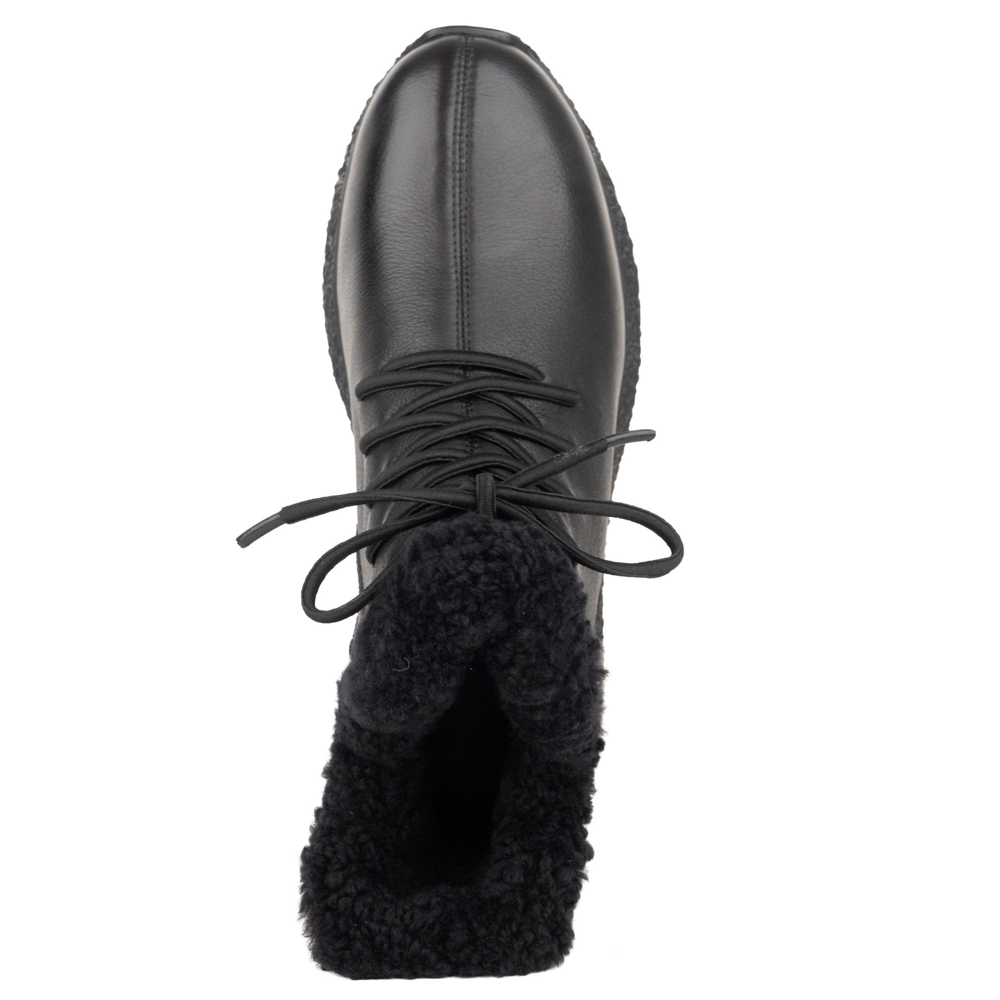 LINDA BAUMANN Pašiltinti aulinukai moterims, Juoda, Wm booties 4