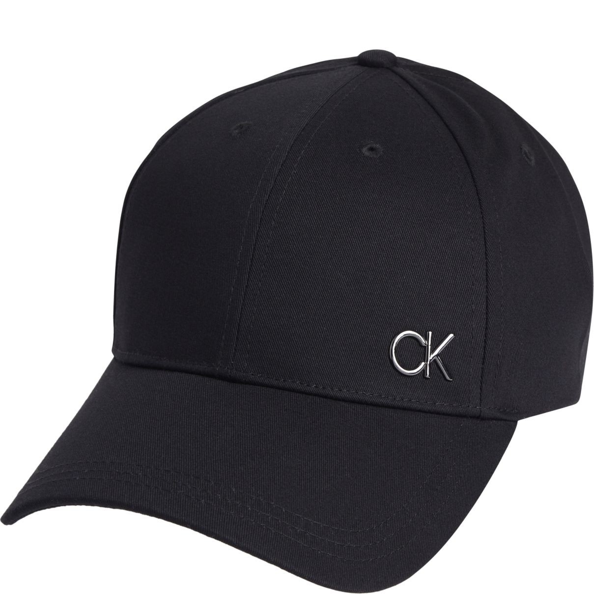 CALVIN KLEIN Kepurė vyrams, Juoda, Bombed metal  cap 1