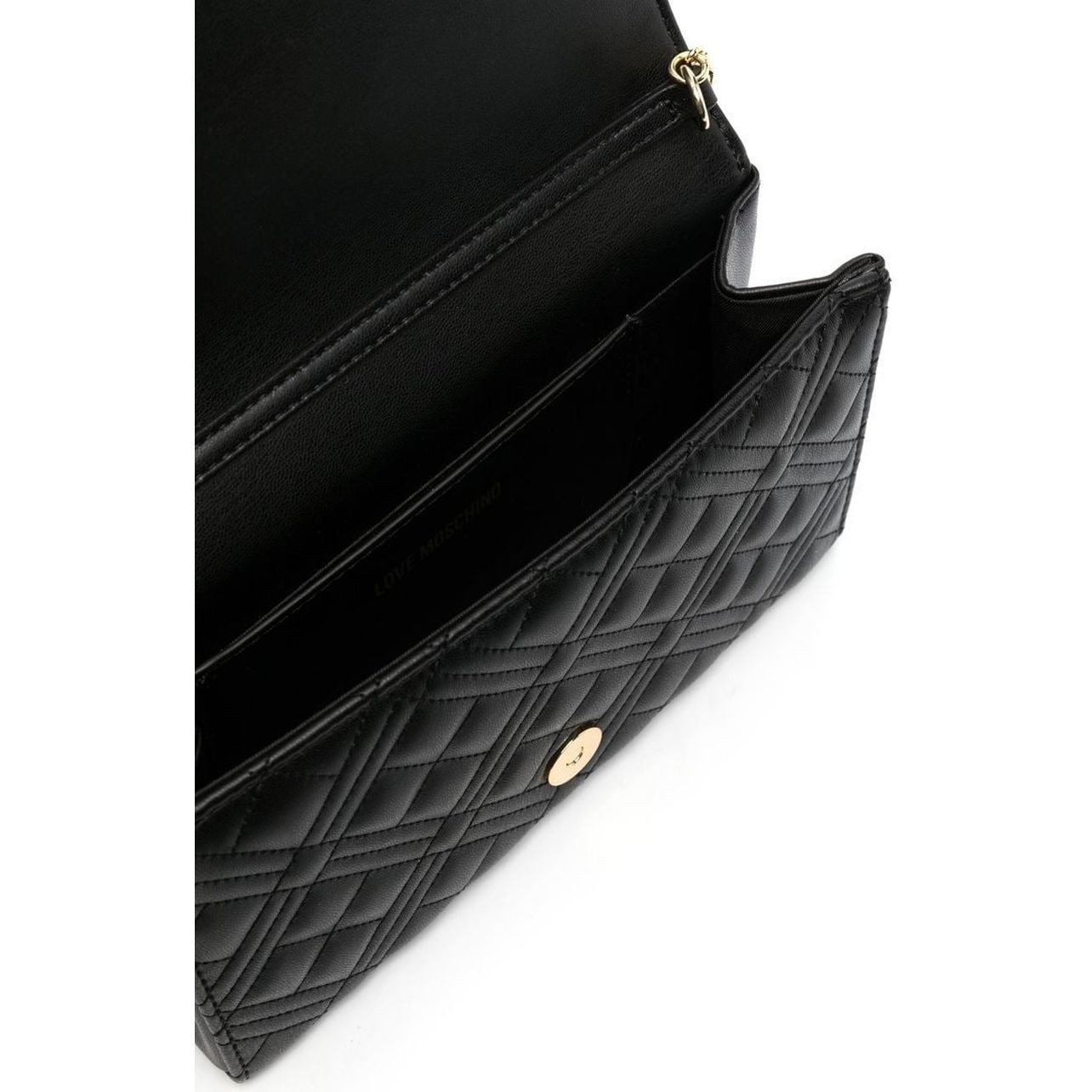 LOVE MOSCHINO Rankinė per petį moterims, Juoda, Crossbody 4