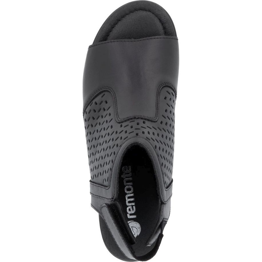 REMONTE Basutės moterims, Juoda, Sandals 6