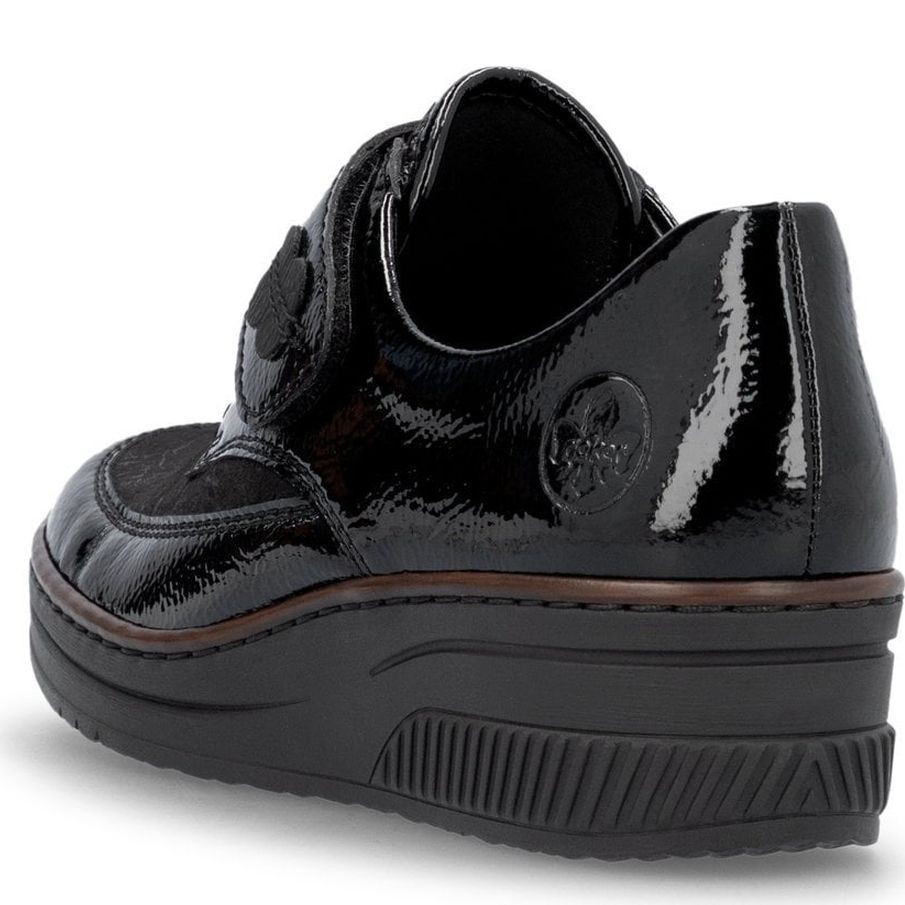 RIEKER Laisvalaikio bateliai moterims, Juoda, Ladies shoes 4