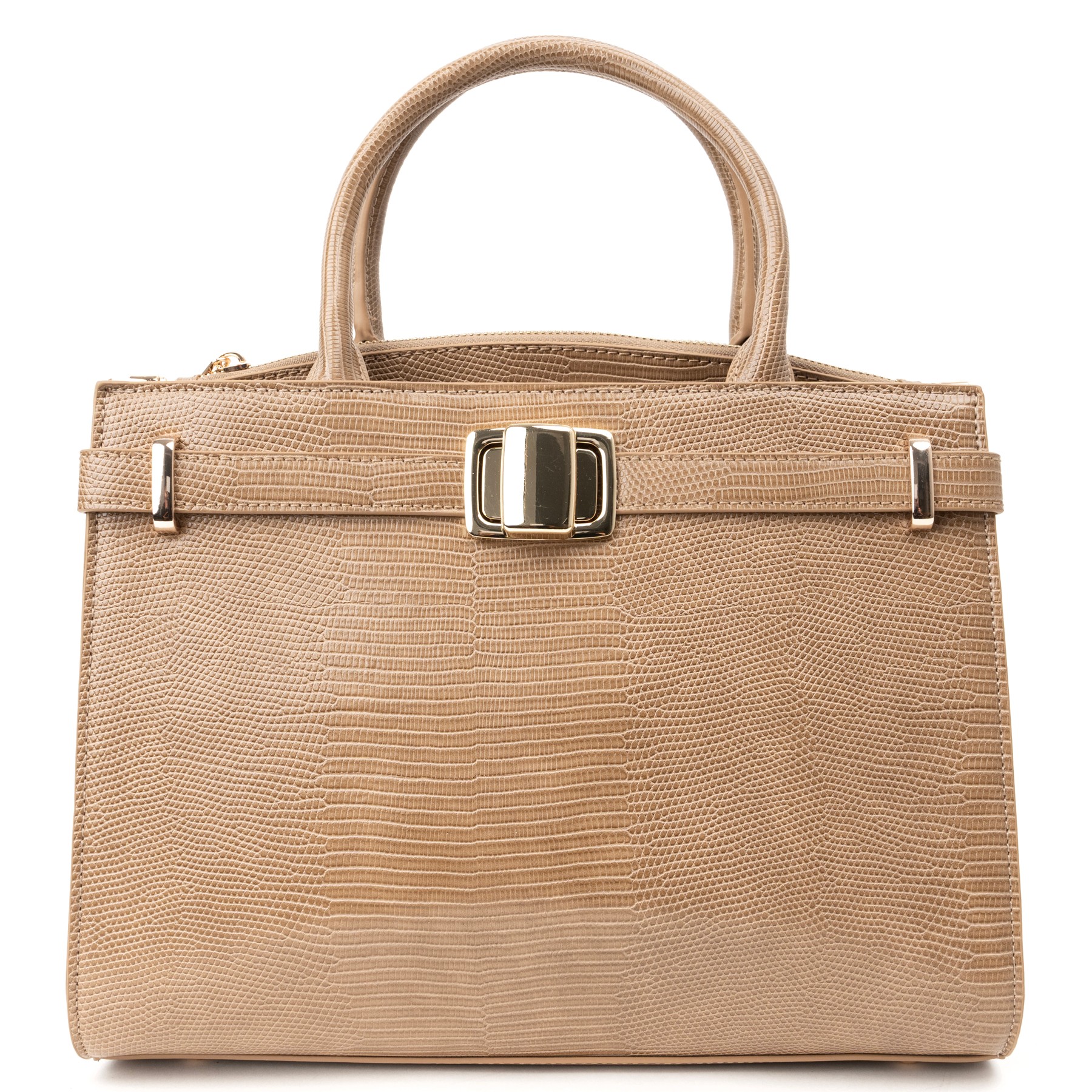 JULICE Pirkinių krepšys moterims, Smėlio, Tote bag 1