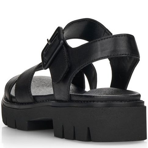 REMONTE Basutės moterims, Juoda, SANDALS, Remonte 4