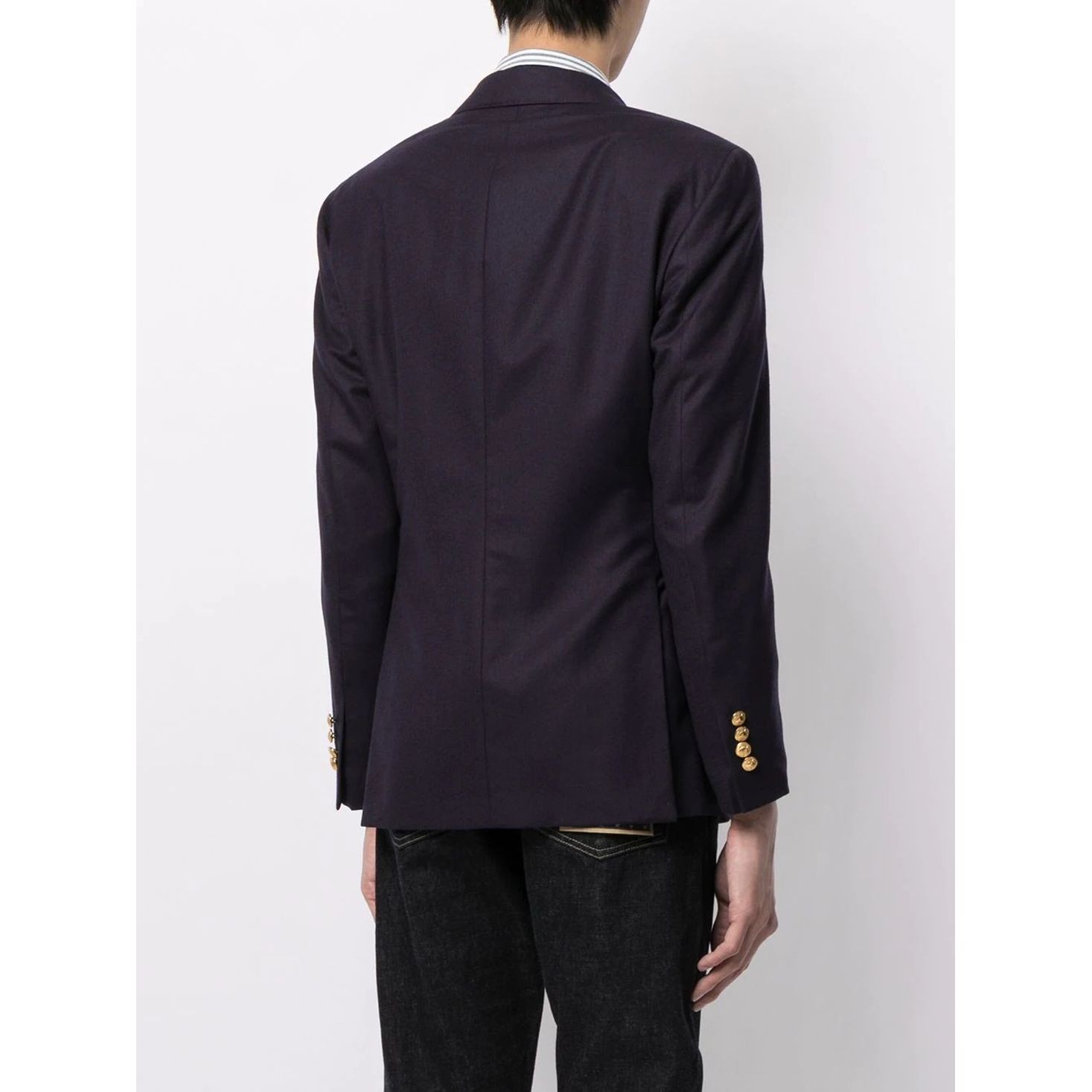 POLO RALPH LAUREN Švarkas vyrams, Mėlyna, Polo wool doeskin blazer 4