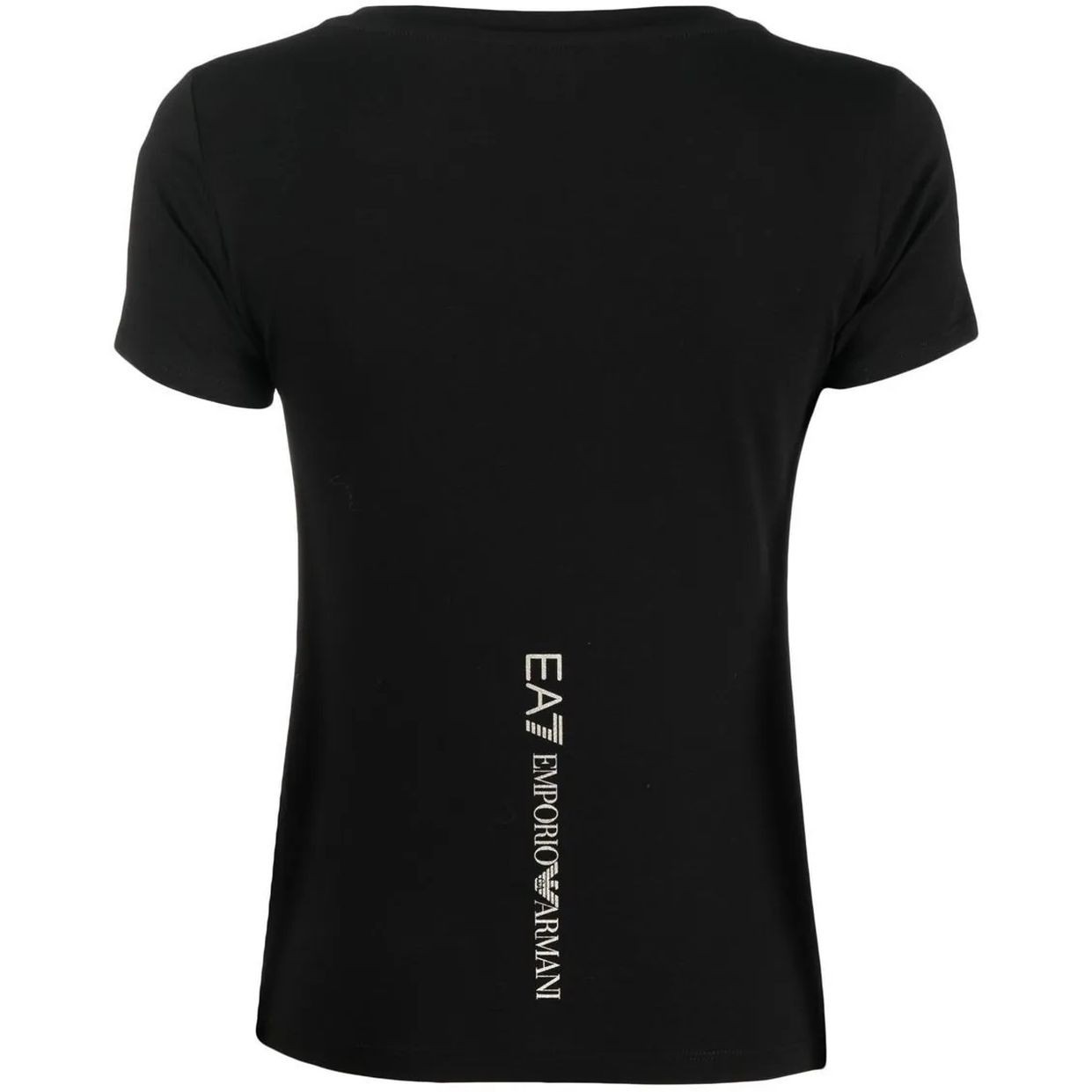 EA7 Marškinėliai trump. rankovėmis moterims, Juoda, T-shirt 2