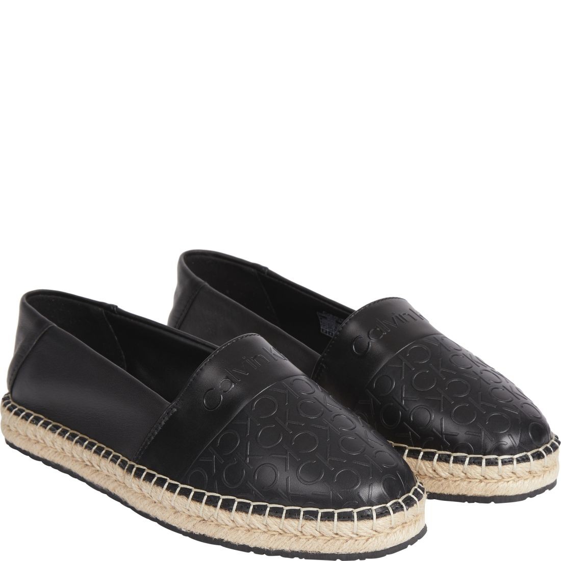 CALVIN KLEIN Espadrilės moterims, Juoda, Espadrille mono 1