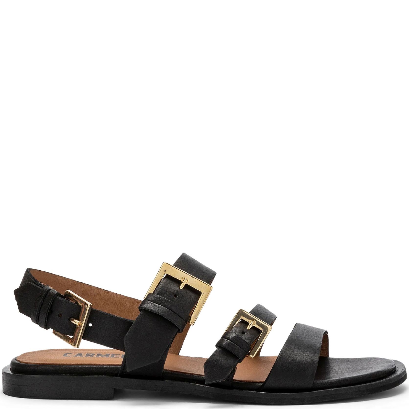 CARMENS Basutės moterims, Juoda, Etoile sandals 2