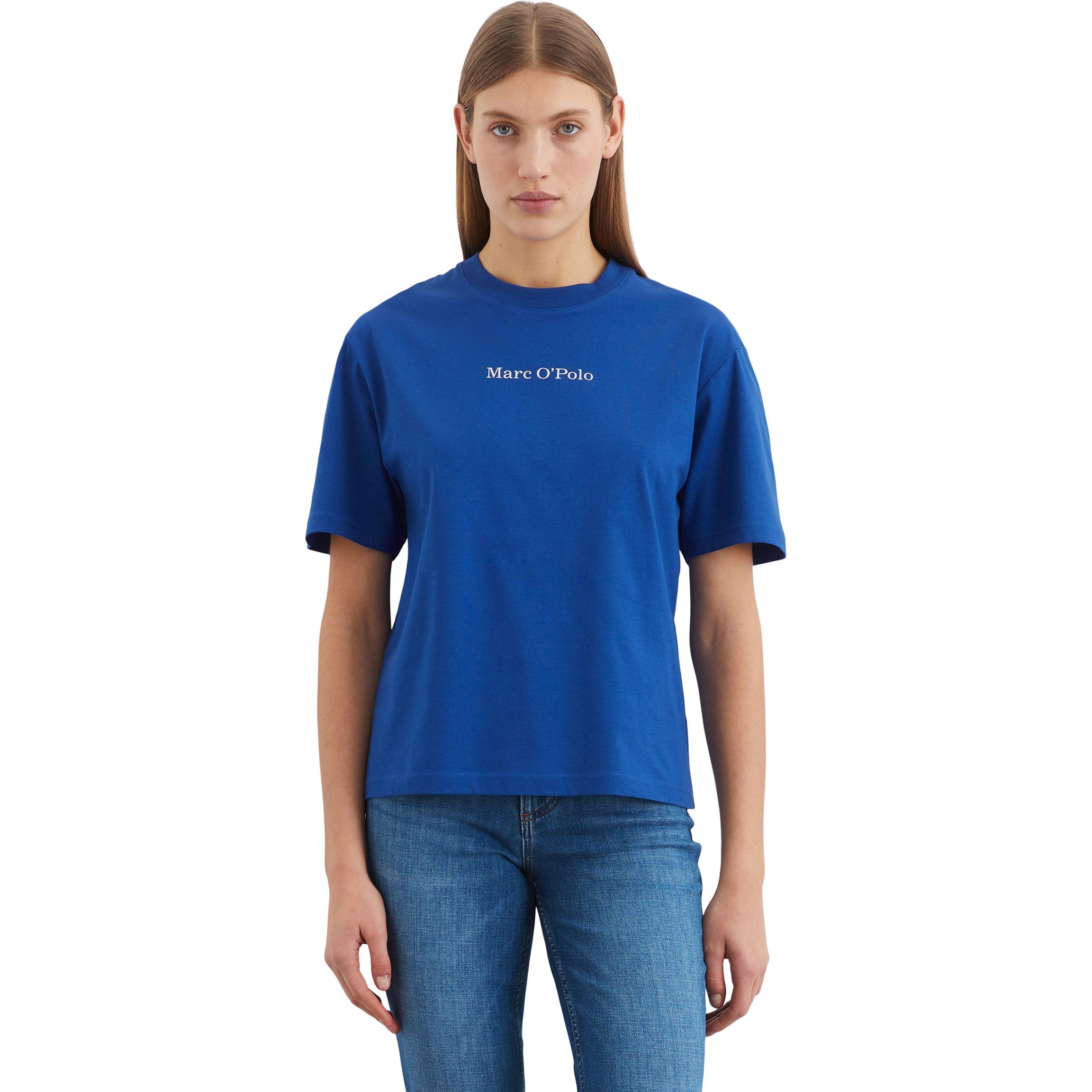 MARC O'POLO Marškinėliai trump. rankovėmis moterims, Mėlyna, Tshirts sh 502201251033 2