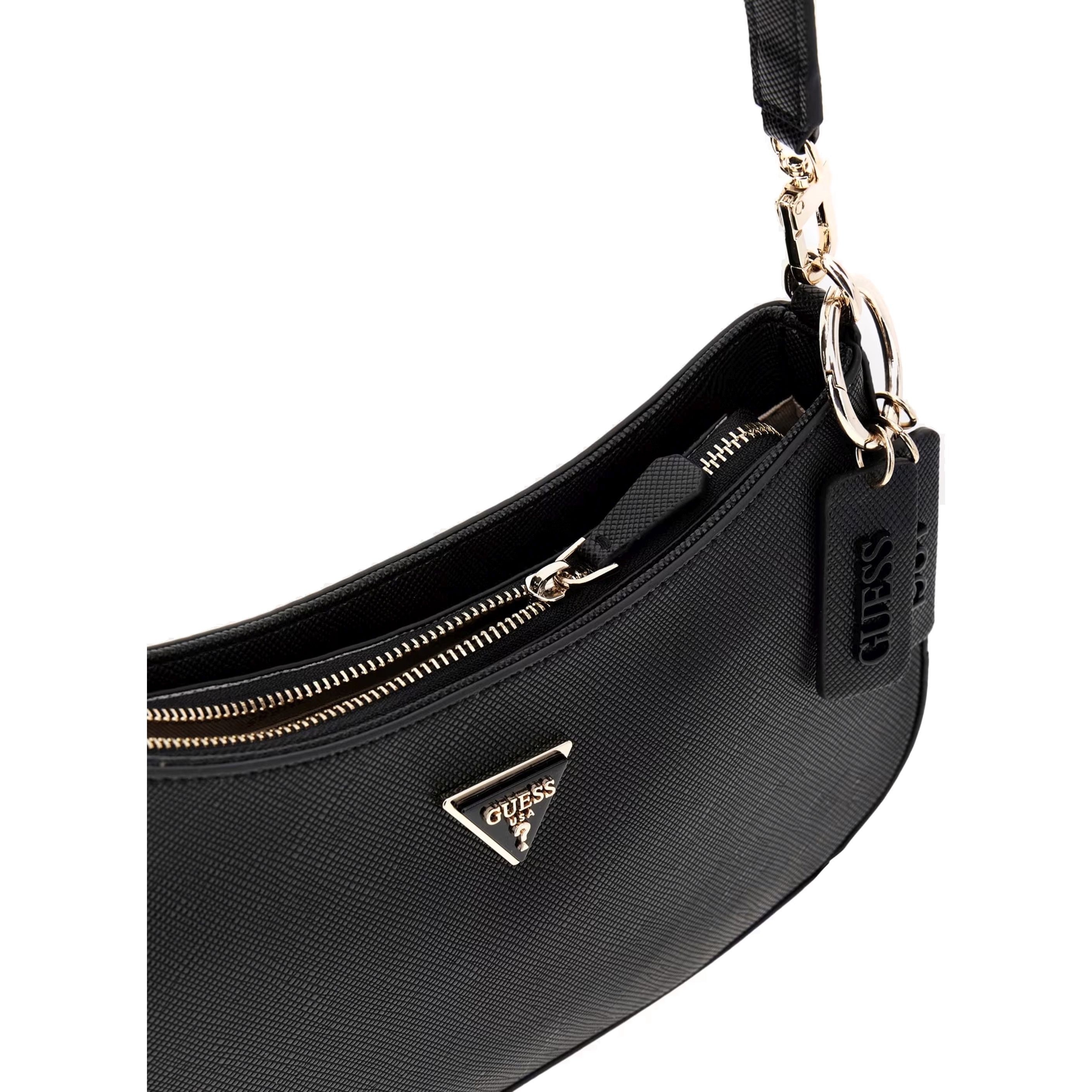 GUESS Rankinė per petį moterims, Juoda, Noelle shoulder bag 3