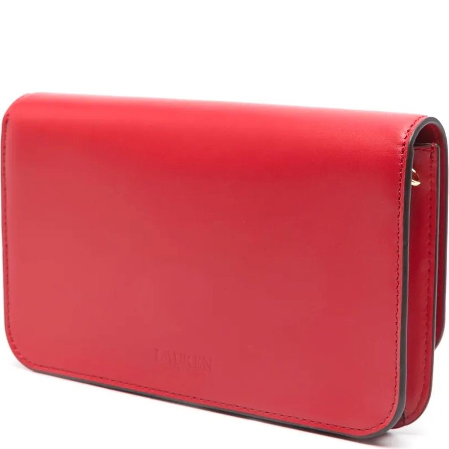 LAUREN RALPH LAUREN Rankinė per petį moterims, Raudona, Wallet on a chain large 2