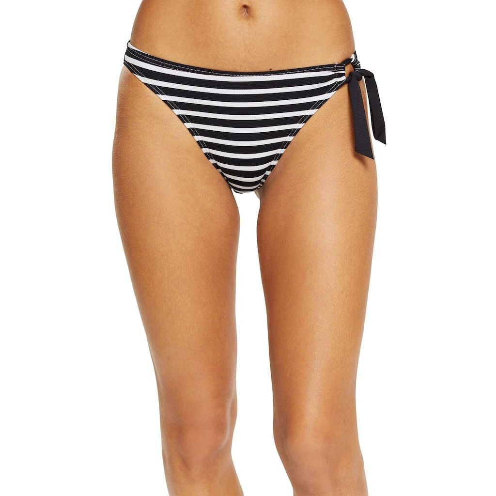 ESPRIT Apatinė kostiumėlio dalis moterims, Juoda, Striped bikini bottoms 2