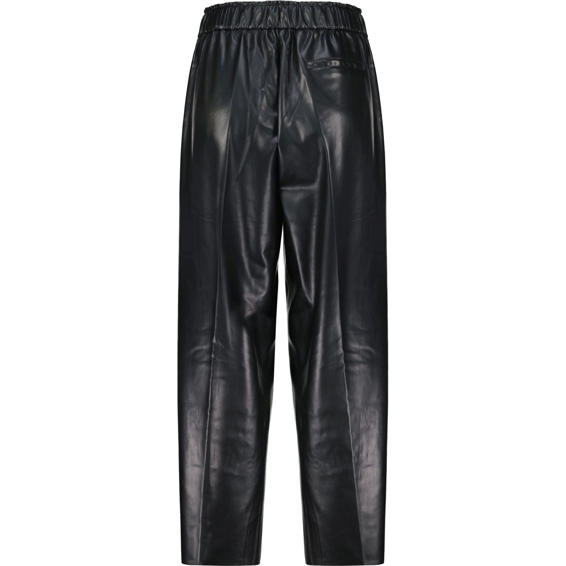 DKNY Laisvalaikio kelnės moterims, Juoda, Butter pu wide leg pant 2